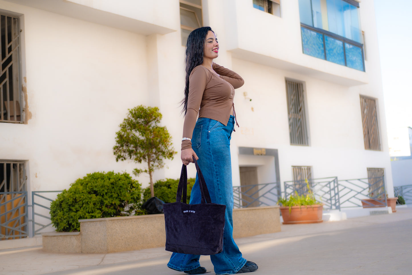 Made to move tote (Gris )